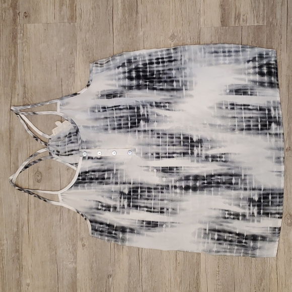 Pink Rose Tie Dye Woven Cami - Picture 1 of 3